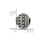 Sterling Silver Reflections Decorative Bali Bead