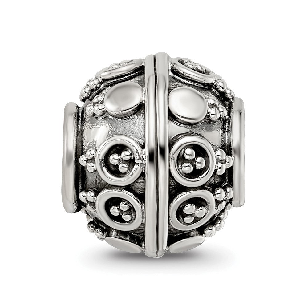 Sterling Silver Reflections Decorative Bali Bead