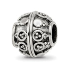 Sterling Silver Reflections Decorative Bali Bead
