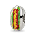 Sterling Silver Reflections Enameled Hot Dog Bead