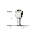 Sterling Silver Reflections Key Bead