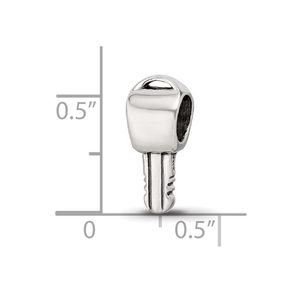 Sterling Silver Reflections Key Bead