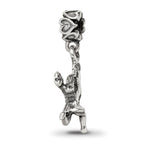 Sterling Silver Reflections Cheerleader Dangle Bead
