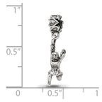 Sterling Silver Reflections Cheerleader Dangle Bead