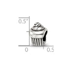 Sterling Silver Reflections Cupcake Bead