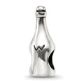 Sterling Silver Reflections Wine/Champagne Bottle Bead