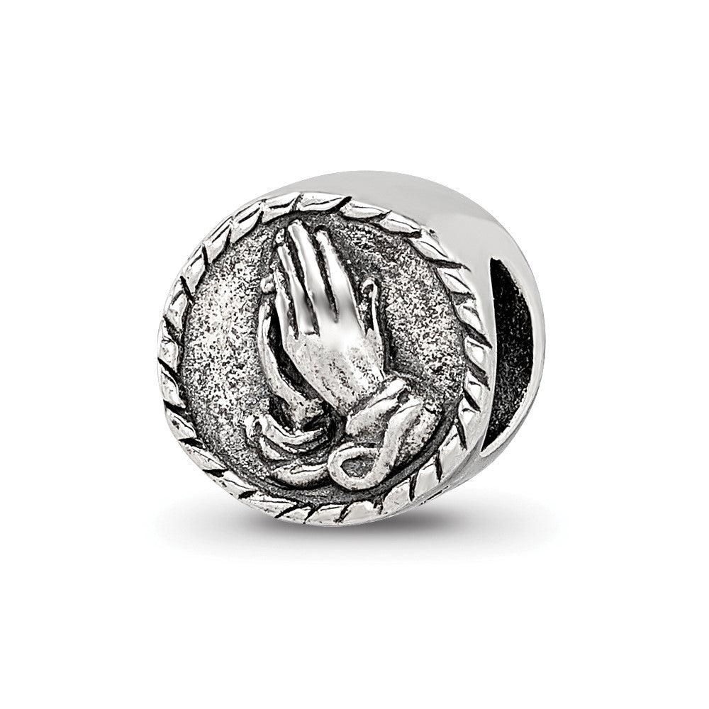 Sterling Silver Reflections Praying Hands Bead