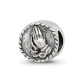 Sterling Silver Reflections Praying Hands Bead