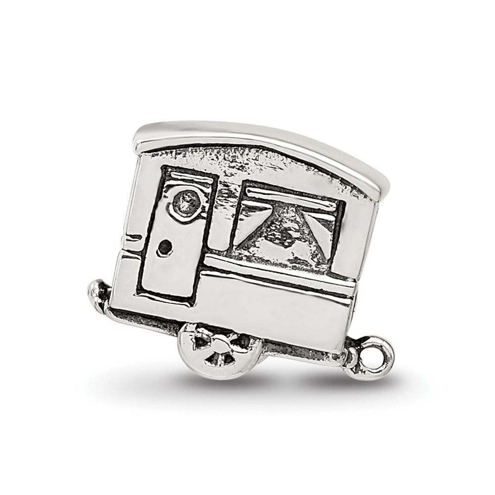 Sterling Silver Reflections Camper Trailer Bead