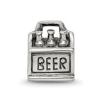 Sterling Silver Reflections 6-pack Beer Bead
