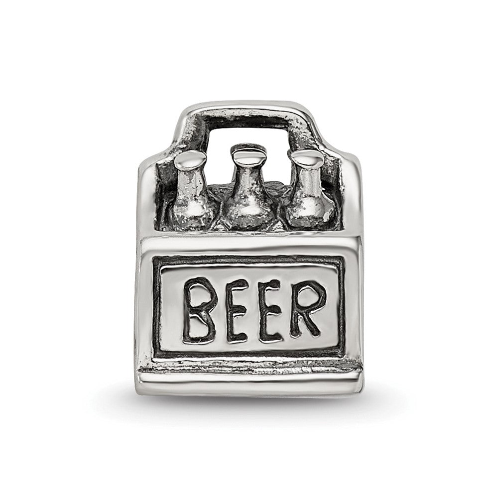 Sterling Silver Reflections 6-pack Beer Bead