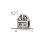 Sterling Silver Reflections 6-pack Beer Bead