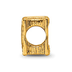 Sterling Silver Gold-plated Reflections Love Story Book Bead