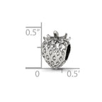 Sterling Silver Reflections Strawberry Bead