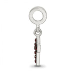 Sterling Silver Reflections Preciosa Crystal Cross Dangle Bead