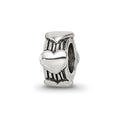Sterling Silver Reflections Heart Bead
