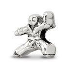 Sterling Silver Reflections Karate Person Bead
