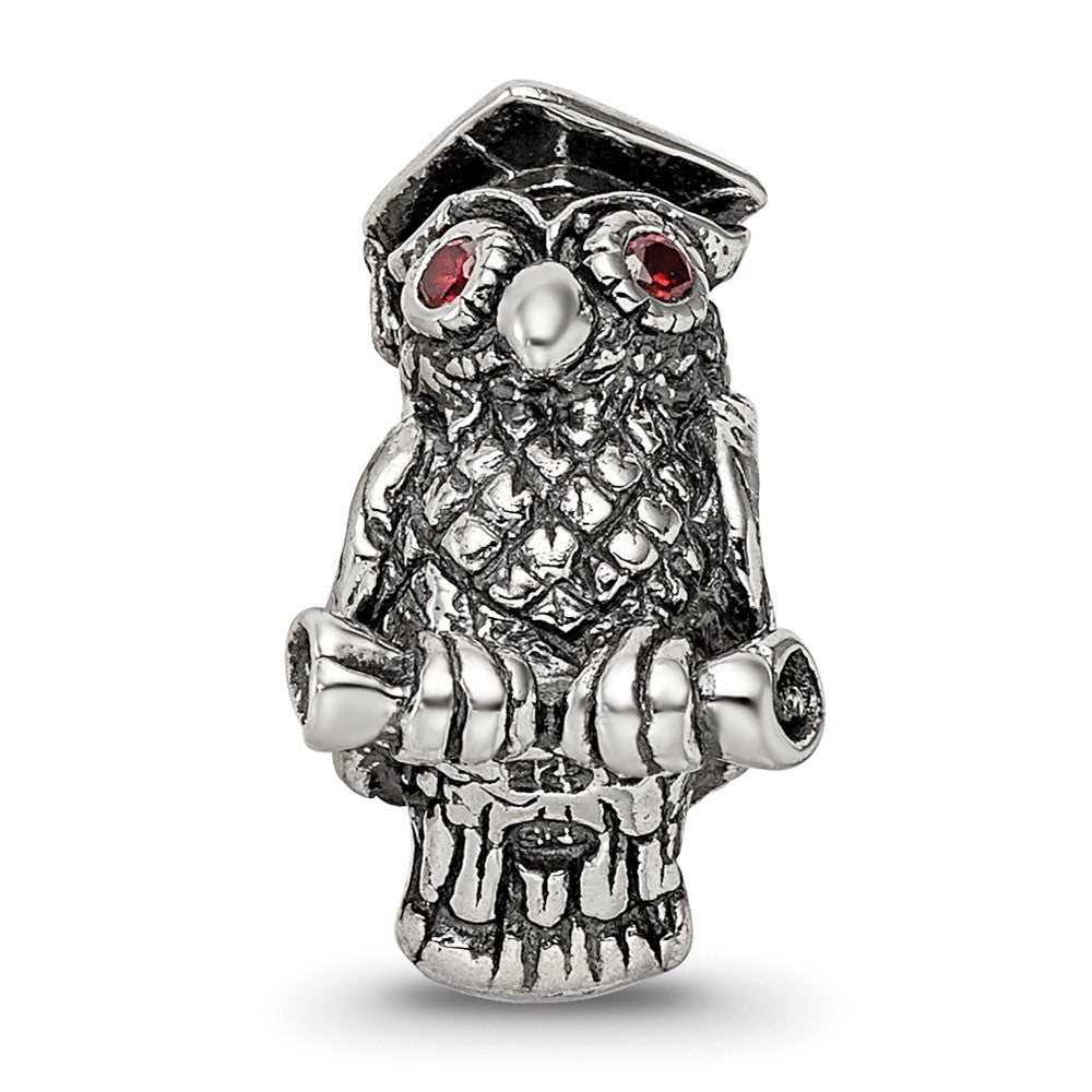 Sterling Silver Reflections Wise Owl Bead