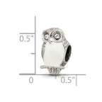 Sterling Silver Reflections Enameled Wise Owl Bead