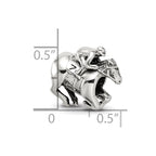 Sterling Silver Reflections Race Horse Bead