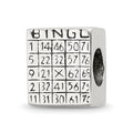 Sterling Silver Reflections Bingo Card Bead
