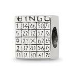 Sterling Silver Reflections Bingo Card Bead