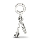 Sterling Silver Reflections CZ Bridal Rings Dangle Bead