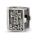 Sterling Silver Reflections Marcasite Cross Bible Bead