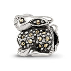 Sterling Silver Reflections Marcasite Rabbit Bead