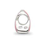 Sterling Silver Reflections Kids Enameled Breast Cancer Awareness Bead