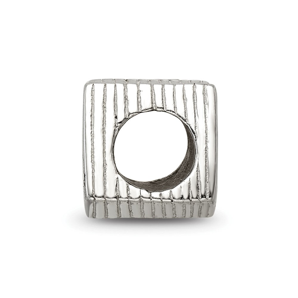 Sterling Silver Reflections Enameled Blackjack Bead