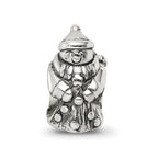 Sterling Silver Reflections Snowman Bead