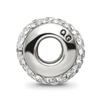 Sterling Silver Reflections White Full Preciosa Crystal Bead