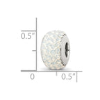 Sterling Silver Reflections Cream Full Preciosa Crystal Bead