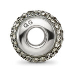Sterling Silver Reflections Silver/Grey Full Preciosa Crystal Bead