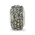 Sterling Silver Reflections Silver/Grey Full Preciosa Crystal Bead