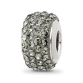 Sterling Silver Reflections Silver/Grey Full Preciosa Crystal Bead