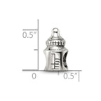 Sterling Silver Reflections Baby Bottle Bead