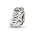 Sterling Silver Reflections Baby Shoe Bead