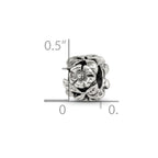 Sterling Silver Reflections Floral Bead