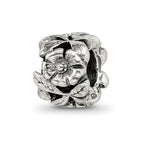 Sterling Silver Reflections Floral Bead