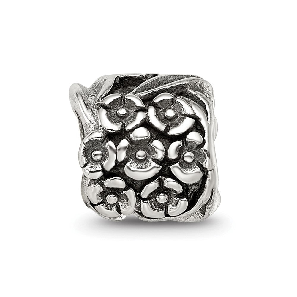 Sterling Silver Reflections Floral Bead