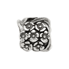 Sterling Silver Reflections Floral Bead