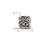 Sterling Silver Reflections Floral Bead