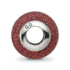 Sterling Silver Reflections Purple Laser Cut Bead