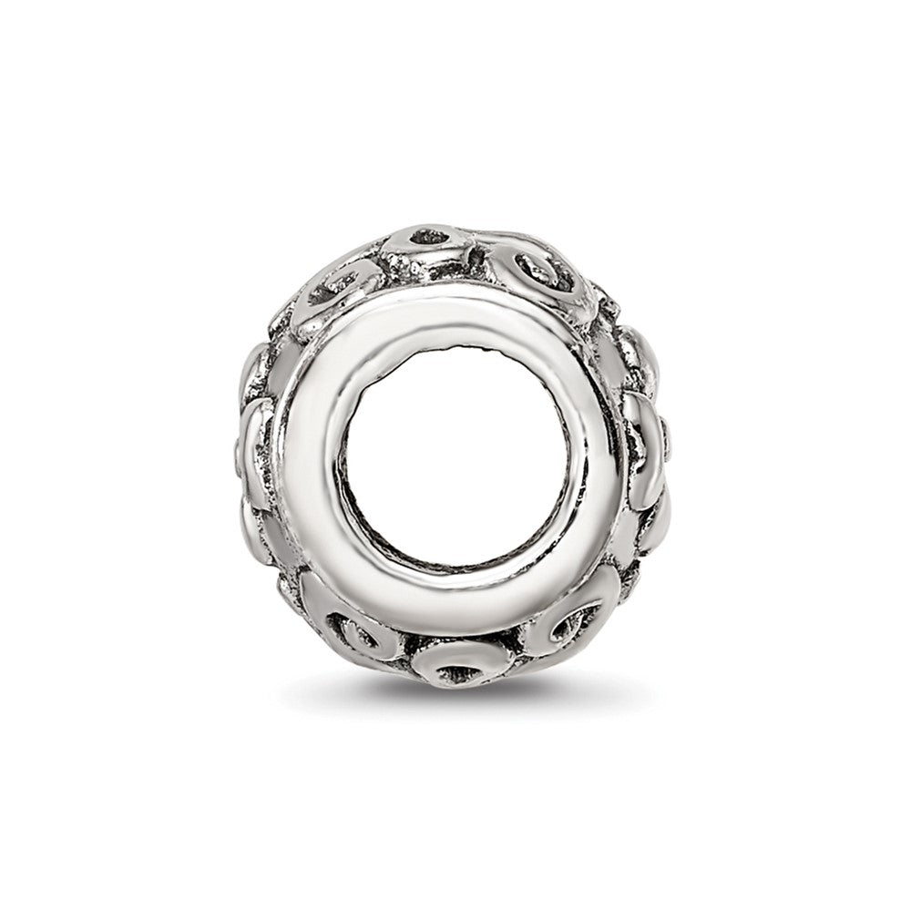 Sterling Silver Reflections Floral Bead