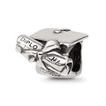 Sterling Silver Reflections Graduation Cap & Diploma Bead