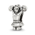 Sterling Silver Reflections Cheerleader Bead