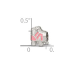 Sterling Silver Reflections Kids Enameled Rollerskate Bead
