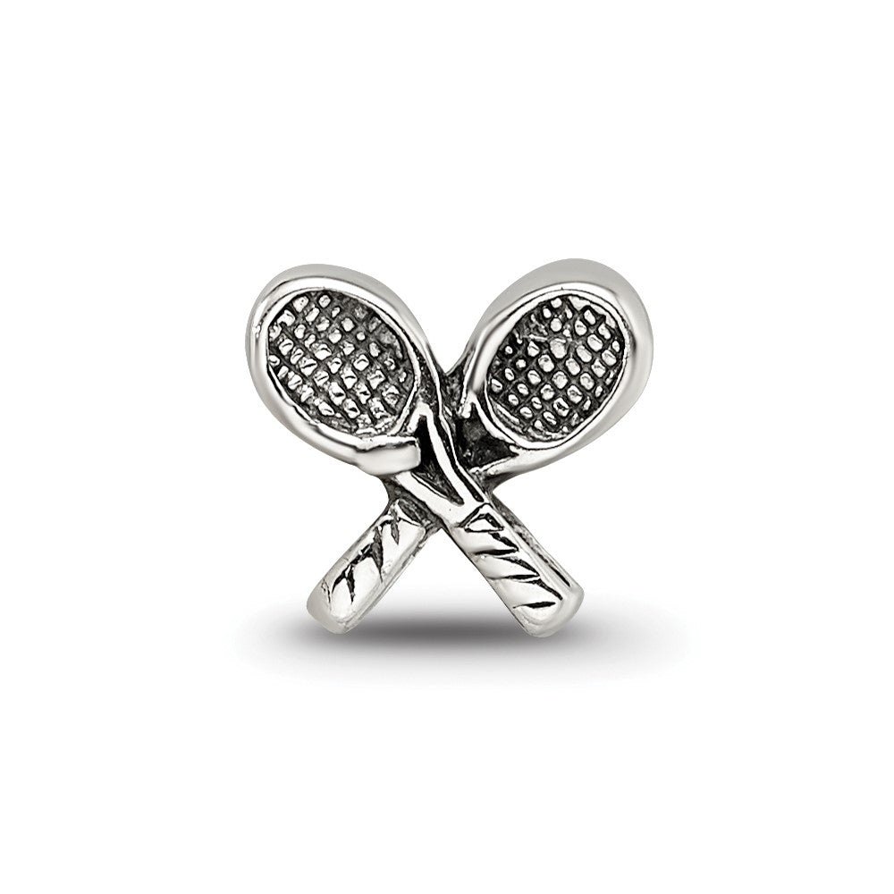 Sterling Silver Reflections Kids Tennis Racquets Bead